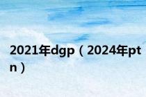 2021年dgp（2024年ptn）