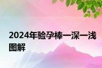 2024年验孕棒一深一浅图解