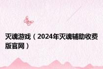 灭魂游戏（2024年灭魂辅助收费版官网）