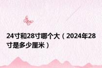 24寸和28寸哪个大（2024年28寸是多少厘米）