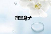 路宝盒子