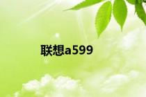 联想a599