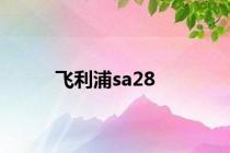 飞利浦sa28