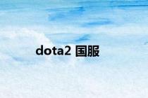 dota2 国服